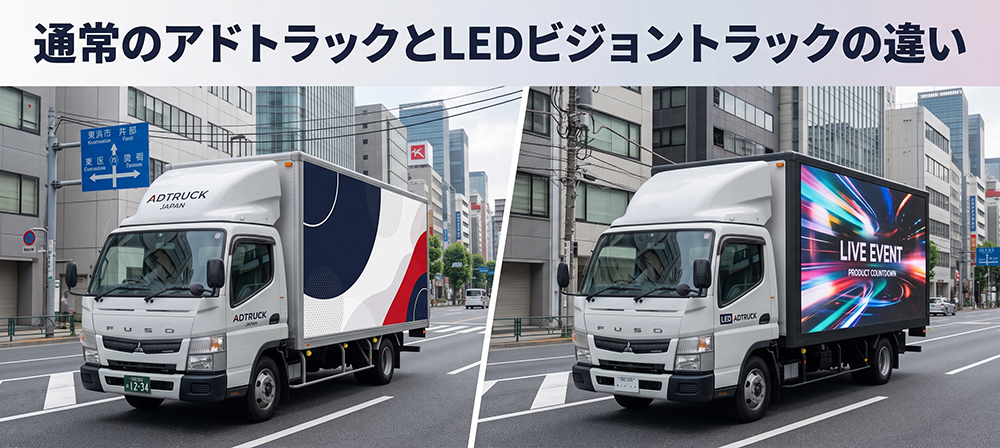 イベントや商品PRなどアドトラックの活用シーン